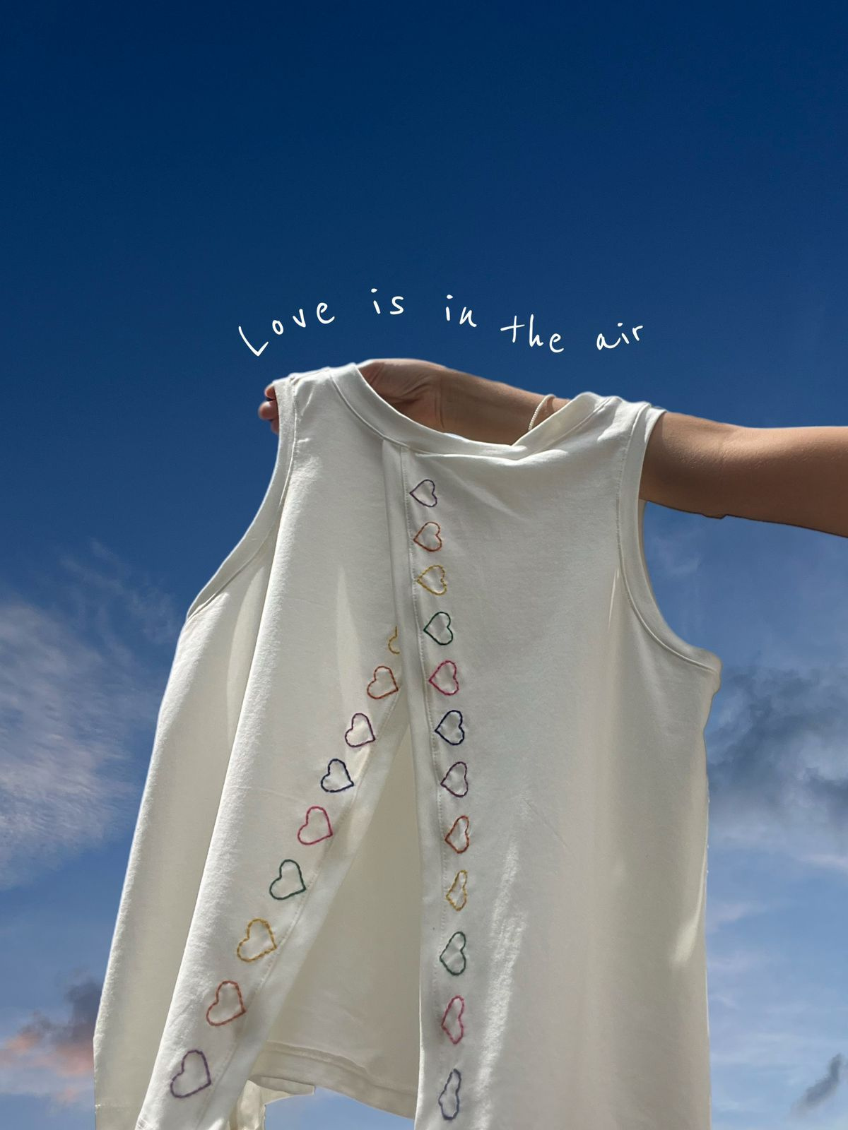 Franela Corazones Multicolor