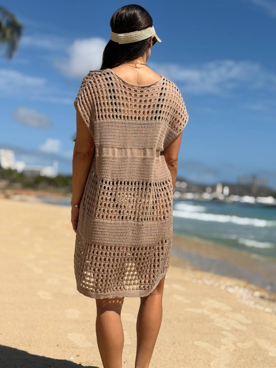 Vestido Tejido Manga Corta